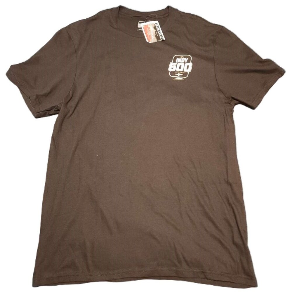 NWT Indycar T-shirt, Men's medium, 107th Indy 500, May 2023, black, racing